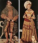 Famous Henry Paintings - Portraits of Henry the Pious, Duke of Saxony and his wife Katharina von Mecklenburg